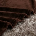 thumbnail image 3 of Merrylife Throw Blanket Decorative Home Couch Outdoor Travel Use Brown 50" x 60", 3 of 5