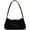 Black, variant on Suede Purse Handbag Evening Bag for Women Crescent Satchels Shoulder Bag Crossbody Purse Top-handle Tote Party Shopping