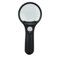 thumbnail image 1 of LED Magnifying Glass,  Light Transmittance 4 LEDs High Definition Handheld Magnifying Glass For Reading, 1 of 8