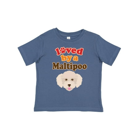 

Inktastic Maltipoo Dog Gift Poodle Maltese Gift Toddler Boy or Toddler Girl T-Shirt