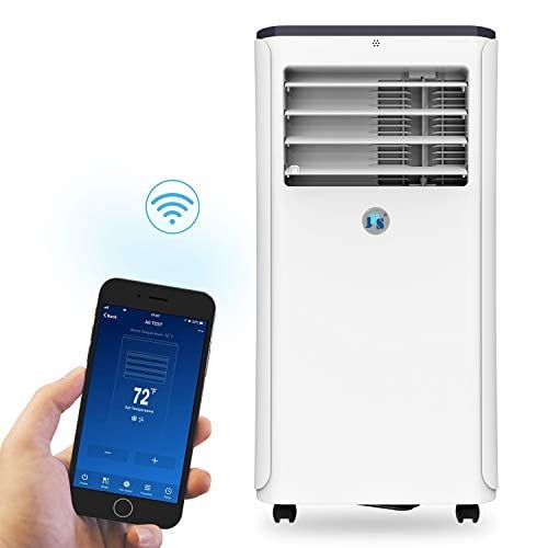 jhs 10,000 btus portable air conditioner wifi remote control with