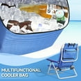 thumbnail image 5 of WaleafBackpack Beach Chairs for Adults,2 Pack Folding Heavy Duty Camping Chair with Large Pockets and Cup Holder, 5 of 7