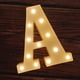 thumbnail image 2 of MUMUXI Letras iluminadas para marquesina | Grandes números iluminados | Funciona con pilas y brilla con cada letra del alfabeto | Para Boda, Cumpleaños, Fiesta, Celebración, Navidad o Decoración del H, 2 of 4