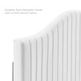 thumbnail image 5 of Modway Juniper Channel Tufted Performance Velvet Queen Platform Bed in White, 5 of 10