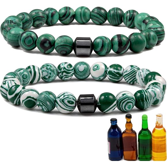 Glame Anti Alcohol Bracelet, Glame International Anti Alcohol Bracelet, GM Magnetic Bead to Reduce the Urge to Drink,Relieve Anxiety and Stress