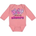 thumbnail image 3 of Inktastic Wild About Grandpa Girls Long Sleeve Baby Bodysuit, 3 of 5
