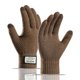 thumbnail image 1 of Guantes gruesos de terciopelo para invierno, cálidos y de poliéster, compatibles con pantallas táctiles, con un moderno estampado de piña., 1 of 5