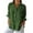 Army Green, variant on Horkkom Button Down Shirts for Women Summer Long Sleeve Linen Shirts Casual V Neck Loose Cardigan with Pocket Blue L