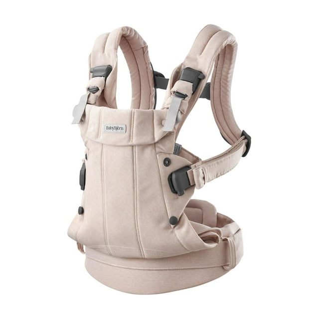 Portabebés BabyBjörn Harmony Rosa Claro Melange Tejido