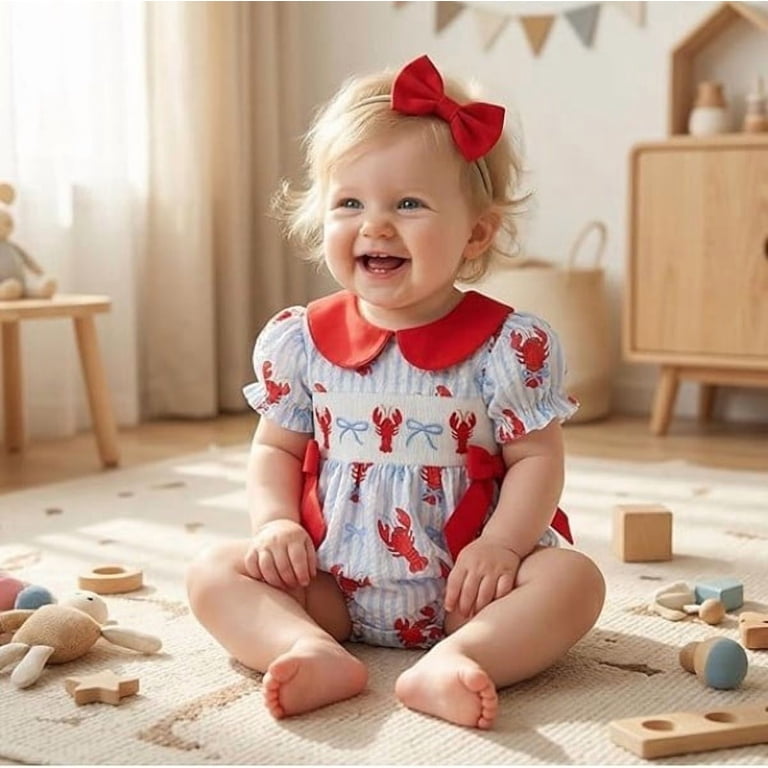 vintage style infant dresses Baby Girl Dress Long Sleeve Ribbed Ruffled Tutu Dress Baby Girl Clothes (Red, 3-6 Months): Clothing, Shoes & Jewelry while the romper is made in a soft cotton gauze that is super breathable to keep her comfy all day white christmas dresses Vintage Style