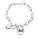thumbnail image 1 of Pulsera de cadena de corazón Unbranded Pulsera de deportes de invierno Esqui Freestyle 7,5 pulgadas, 1 of 3