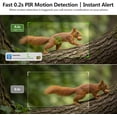 thumbnail image 6 of 4G LTE Cellular Trail Camera, 2K Wildlife Hunting Camera, Solar Powered Game Camera, 360° View Deer Camera, PIR Motion Activation, Color Night Vision, IP66, No Supported WiFi, 6 of 8