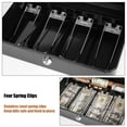 thumbnail image 5 of Goehiaul Cash Box with Money Tray and Lock Money Box for Cash Cash Box with Lock 11.80" x 9.40" x 3.54", 5 of 7
