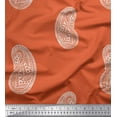 thumbnail image 1 of Soimoi Cotton Cambric Fabric Paisley Block Fabric Prints by Yard 56 Inch Wide, 1 of 1