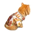thumbnail image 5 of Welcome Fall Abyssinian Enjoys School Time Autumn Fall Leaves Hawaiian Summer Shirt for Small Medium Large Dog Cat Cat Lover Kitten Owner Gifts - 02013, 5 of 6