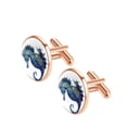 thumbnail image 2 of Sea Horse Elegant Stainless Steel Mens Cufflink Set - Stylish Addition to Formal Attire - for Business Meetings and Special Occasions, 2 of 6