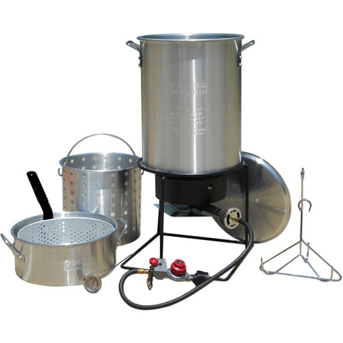 King Kooker #1265BF3 - Frying/Boiling Package with 2 Aluminum Pots ...