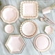 thumbnail image 2 of Vajilla desechable para fiesta de oro rosa, plato y vaso de papel champán, servilletas de paja, decoración de cumpleaños, Carnaval, boda, suministros para fiestas infantiles, 2 of 4