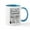 White/Blue Inside, variant on CafePress - 12 STEP SLOGANS Mug - 11 oz Ceramic Mug - Novelty Coffee Tea Cup