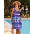 thumbnail image 2 of HOTOUCH Robe Femme 2024 Été Décontractée Robe T-Shirt Couverture de Plage Sans Manches Robe Débardeur avec Poches, 2 of 6