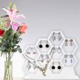 thumbnail image 3 of Earring Display Stand Wood Fashion Earring Organizer Earring Holder Stand, 3 of 9