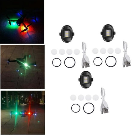 Image of 3x Strobe Lights Lightweight Anti-Collision Lights LED Lights with Lights Lamp Made / /Pro