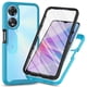 thumbnail image 1 of For Oppo A78 5g Impact Resistant Phone Cover 3-in-1 Pc+tpu Case With Pet Screen Protector, 1 of 5