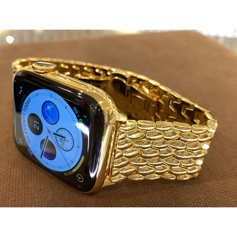 Apple Watch Series 9 45mm LTE+Gps , 24K gold plated, Engraved