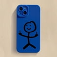 thumbnail image 3 of Funda de teléfono de dibujos animados Matchman para iPhone 11, 12, 13, 14, 15 Pro Max, XR, XS, X, 7, 8 Plus, SE 2020, a prueba de golpes, cubierta de silicona TPU suave mate, 3 of 5