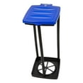 thumbnail image 4 of Soporte para bolsas de basura para exteriores, contenedor de basura portátil, soporte para bolsas de para cocina, uso doméstico, interior y exterior, Azul, 4 of 8
