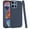 Blue, variant on For Motorola Moto G 5G 2025 Hybrid Armor Shockproof, Durable Bumper Rubber Gummy Gel Slick Hard PC Silicone TPU Cover, XPM Phone Case [Red]