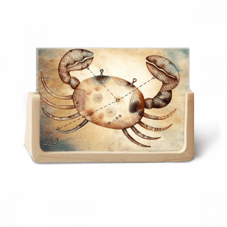 Image of June July Cancer Constellation Zodiac Photo Wooden Photo Frame Tabletop Display