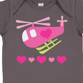 thumbnail image 4 of Inktastic Valentine Pink Heart Helicopter Boys or Girls Baby Bodysuit, 4 of 5
