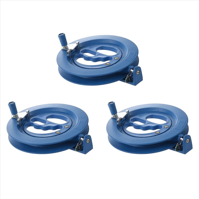 3X Bobina Rodamiento de Bolas de Plastico Azul para Cometa