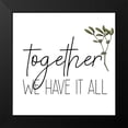 thumbnail image 2 of Kimberly, Allen 15x15 Black Modern Framed Museum Art Print Titled - Family 3, 2 of 5