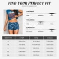 thumbnail image 5 of Honeii Cartoon Geese With Xmas Print Women's Workout Shorts, Gym Shorts for Active Wear, Sports Shorts,Women's Running Shorts,Quick Dry Athletic Shorts-X-Large, 5 of 8
