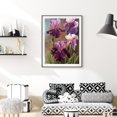 thumbnail image 2 of Cuadros Decorativos Pintura en lienzo de flores moradas, pintura al óleo por números, arte de pared, carteles de decoración del hogar Ehuebsd Nuevos Originales, 2 of 8
