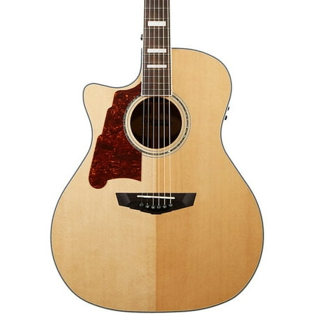 D'Angelico Premier Gramercy Lefty Acoustic-Electric Guitar - Natural