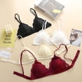 thumbnail image 6 of Wuffmeow French Bra Without Steel Ring Sexy Lace Thin Summer Sling Triangle Cup Breast Wrap Underwear, 6 of 8