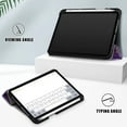 thumbnail image 4 of EpicGadget Case for New iPad Mini 6 (2021 Model, 6th Generation 8.3") Lightweight Slim Tri-Fold Shell Auto Wake/Sleep Folding Stand Pencil Holder Case Cover for iPad mini 6 2021 8.3-Inch (Galaxy), 4 of 5