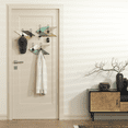 thumbnail image 3 of J JACKCUBE DESIGN Set of 3 Arrow Rustic Wall Mounted Coat Rack with 6 Heavy Duty Metal Coat Hanger Hooks Rack for Coats, Hats, Purse on Entryway, Bedroom, Mudroom, Kitchen- MK908A, 3 of 6