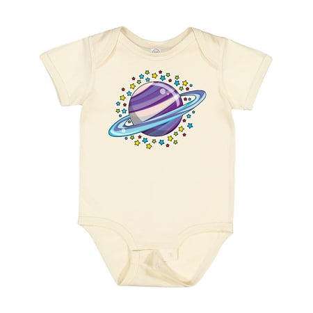 

Inktastic Planet Saturn with Stars Gift Baby Boy or Baby Girl Bodysuit