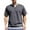 Grey, variant on 4Xl Mens T-Shirts Big And Tall Cotton Men's Fashion Double V Neck Short Sleeve Tee Soft Casual Basic Top for Daily Wear