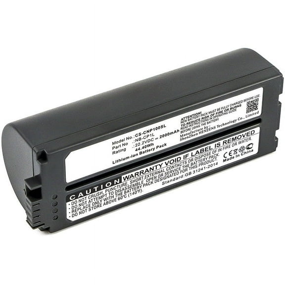 Replacement Battery for Canon Selphy CP-510,Selphy CP-520,Selphy CP-600,Selphy CP-710,Selphy CP-710 Photo Printers,Selphy CP-720,Selphy CP-730,Selphy CP-740,NB-CP1L,NB-CP2L,NB-CP2LH