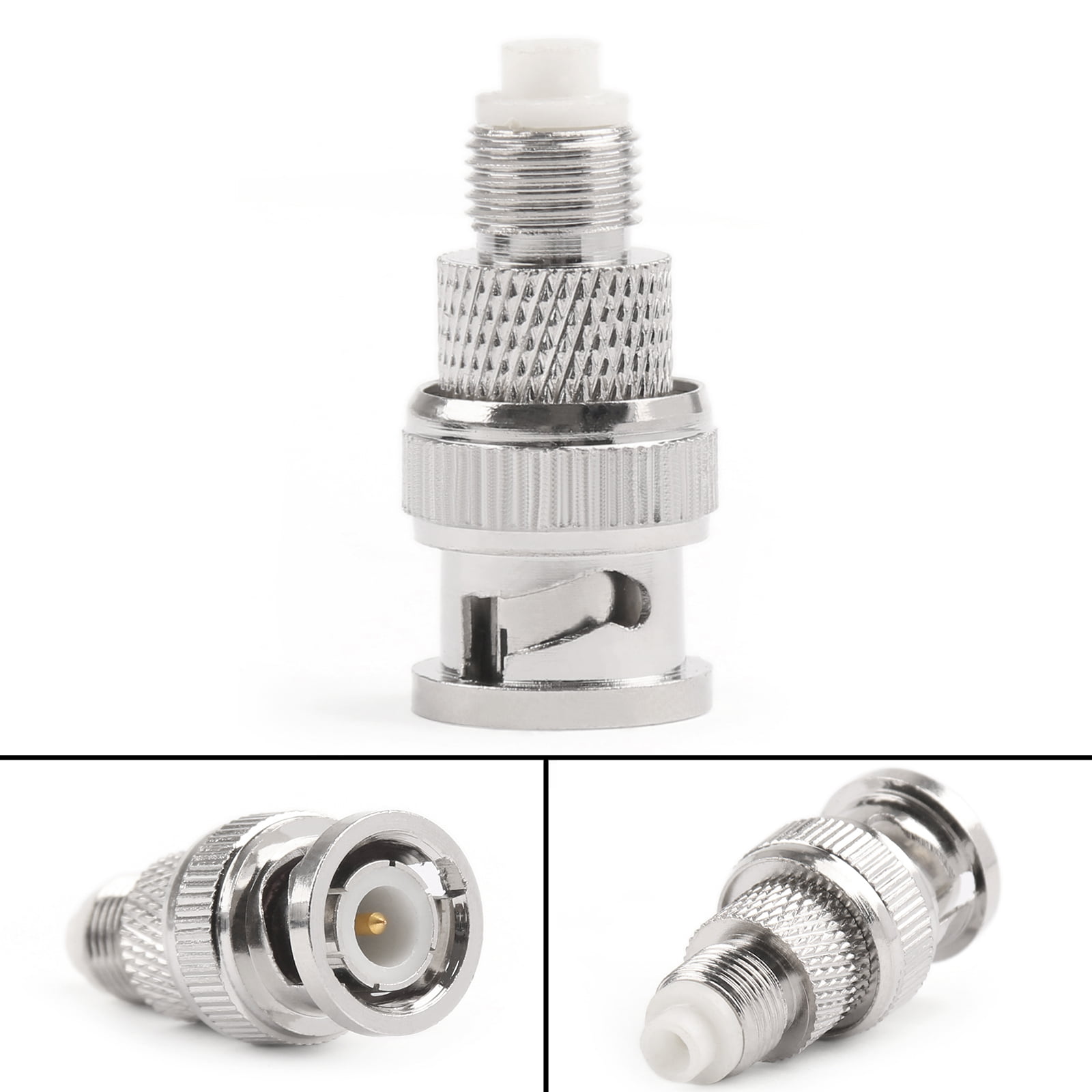 10pcs FME Male Plug to SMA Female Jack Straight RF Coaxial Adapter Connector for sale online