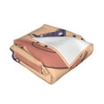thumbnail image 3 of XMXT Throw Blanket, Tiger Deer Illustration Machine Washable Blankets for Sofa, 50 x 40 inches, 3 of 9