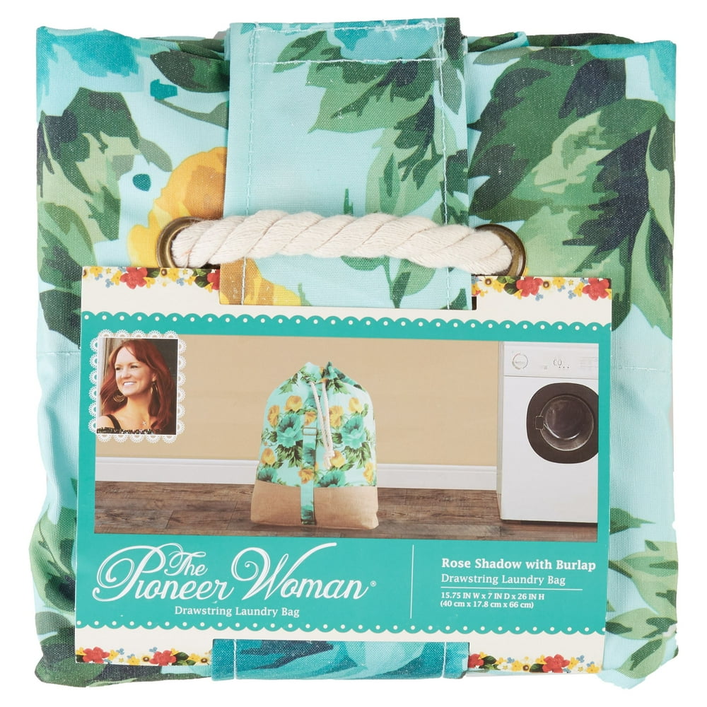 Pioneer Woman Laundry Bag Teal  Walmart.com  Walmart.com
