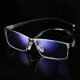 thumbnail image 3 of Anti-blue Light Eyeglass Non-prescription Flat Lens Thin Metal Frame GlassesGun Color150Anti-blue Light, 3 of 5