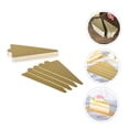 thumbnail image 3 of Mobutofu 100Pack Cake Paper Coaster Golden Paper Luxurious Triangle Cake Board for Afternoon Tea, 3 of 8