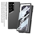 thumbnail image 3 of Dteck for Samsung Galaxy Z Fold 6 Case with Screen Protector, Ultra Thin Matte PC Hard Shookproof Lens Protector Bumper Cover for Samsung Z Fold 6,Gray, 3 of 7